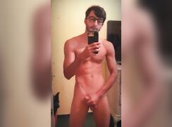 Fit sexy boy handjob