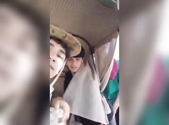 Faking a public fuck? Assuming this is a funny joke, but it's well done.