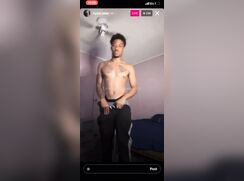 Baited black boy show ass