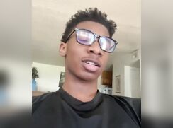Baited horny black boy