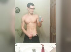 Geek Twunk Jerk & Cum