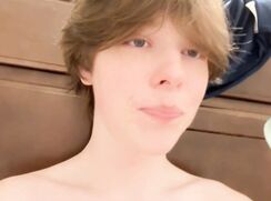 18yo Russian fag Anthony Serg Levko sucking a dildo again
