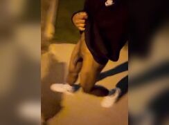 Desi Twink Donald Ducking Outside (no sound)