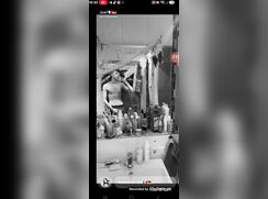 Snapchat boy shows his big bulge and films around
