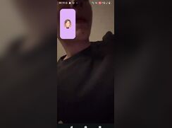 cute shaved dude chatting to girl