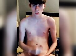 Dark Hair College Slender, Pasty skin wanks of on webcam - AI Enhanced