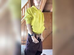 Twink hot italian jerking