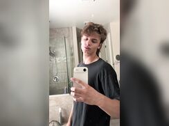 cute eddie selfie bathroom bate
