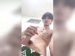 Ásia teen boy masturbate