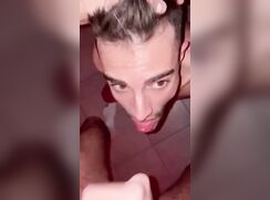 Italian boy cum dumpster