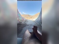 Jerking off in a park