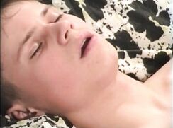 Boy taste his cum and piss