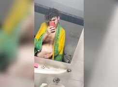 Baited horny italian twink