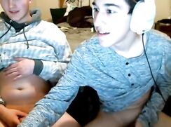 PW - Straight and Gay Friend jerking off first time