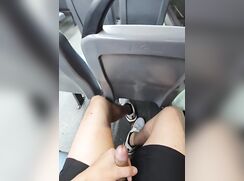 Uncut Latino Wanks On Bus