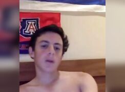 Hung College Teen Max Eye Rolling Orgasm.