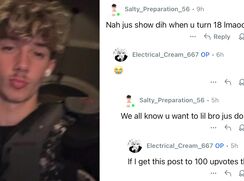 Get his post to 100 upvotes! ;)