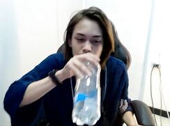 Vintage Mathew Brunette Webcammer Thin Smooth and Very Sexy wanks off - AI Enhanced