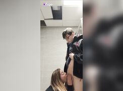 Dnz nerdy boy’s first blowjob