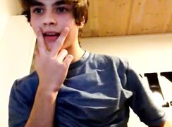 Cute Uncut Straight Twink Jerks & Cums
