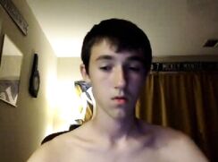 Twink Cum On His Leg