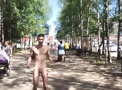 Twink Naked Dare Outdoors