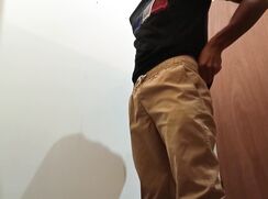 # AHC - Shopping day! Naughty guy jerking off in public huge uncut cock in the...