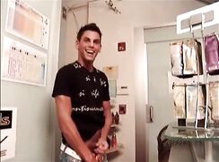Flashing His Cock At Work