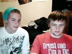 Straight Buddies Take Turns Getting Their Cocks Out