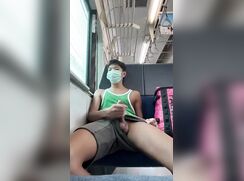 Passing the Time on the Train but No Cum 183