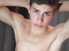 Beautiful twink solo video