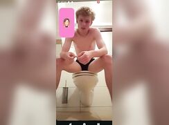 Baited hottie blonde twink