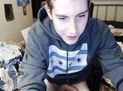 Hung Straight Twink Jerks & Shows Ass