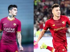 Soccer player Perotti fingers his bro