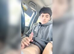 Sexy Latino In the Car