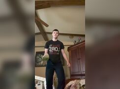 Skinny Twink Strip Tease