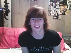 Long Hair Ginger Femboi Dildo Wanks ff on his webcam show - AI Enhanced