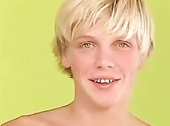 Twink Blond Boy Solo Fun