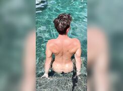 Hot TikTok Guy Naked In Pool