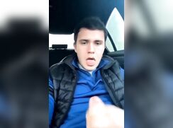 Young cum gusher tastes his seed