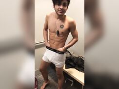 Cum Load in the change room