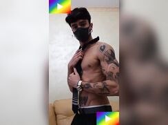 # HTW - Tattooed studs with a mask