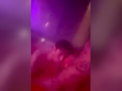 Jacuzzi blow job for daddy