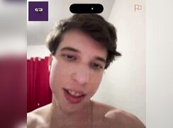 Brazilian Boy Unloads his Hard Rock Dick