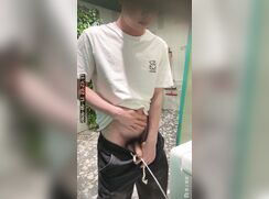 young korean pissing in public washroom rec. by spy cam