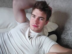 Polish Guy Exposing Hole and Hairy Cock