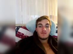 cute american str8  blonde dude cumming bate chat