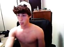 Str8 Baseball Cap Boy Jerks Big Cock
