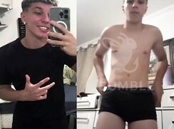 Brazilian B8 - Football player cums a lot