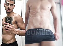 STR8 Brazilian - Football Player cums for girl